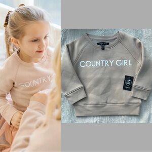 12/18mo NEW Brunette The Label ‘Country Girl’ Sweater